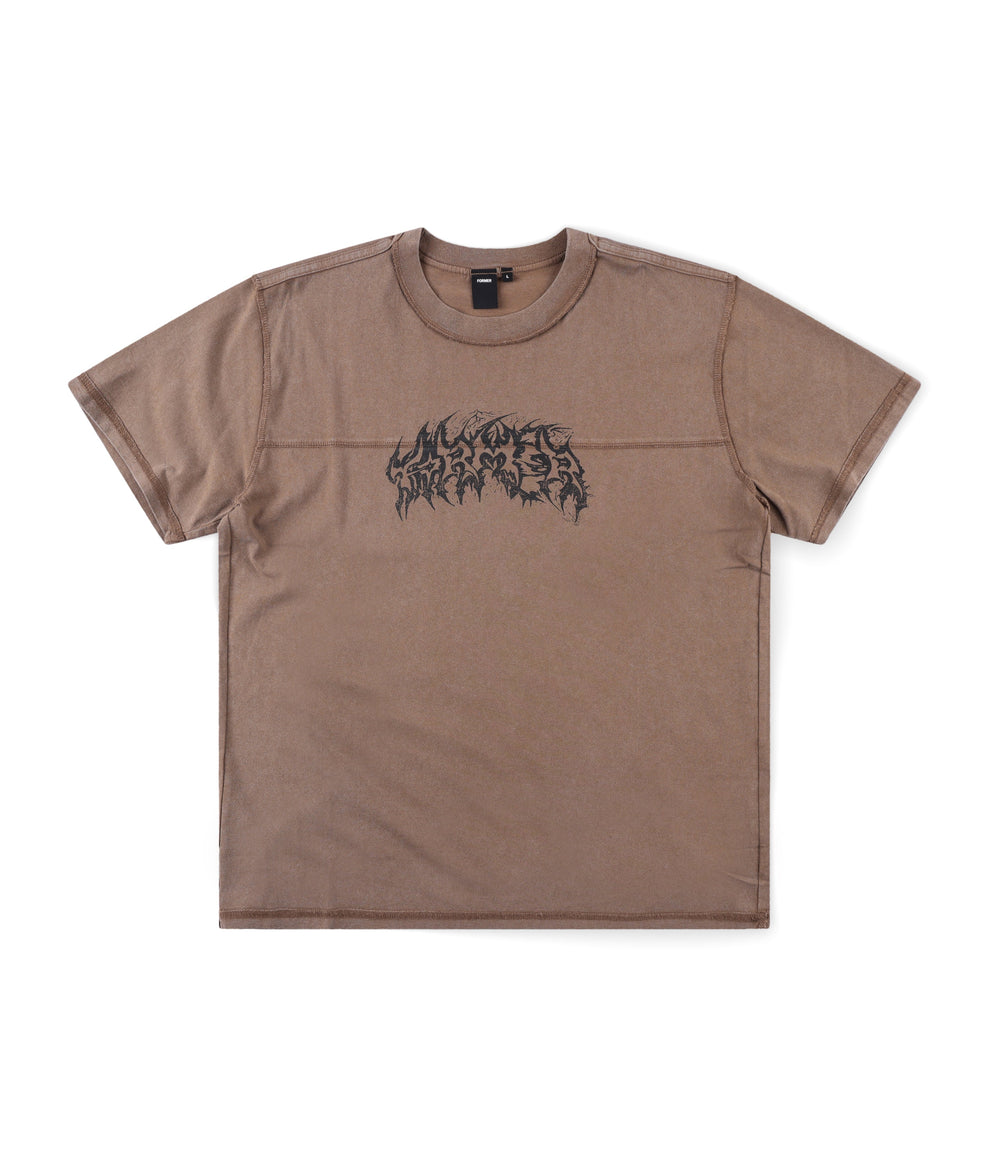 FORMER PRAISE T-SHIRT WASHED CHOC