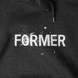 FORMER LEGACY SCRATCH HOODIE WASHED BLACK