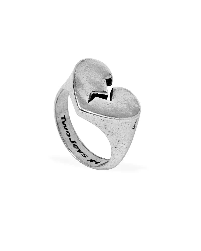 TWOJEYS BROKEN HEART SILVER