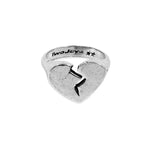 TwoJeys Broken Heart Ring Silver