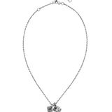 TwoJeys Dice Necklace Silver