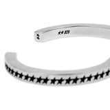 TWOJEYS ICON MONOGRAM BANGLE SILVER