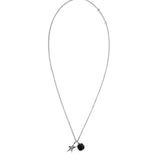 TWOJEYS STONED NECKLACE SILVER