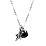 TWOJEYS STONED NECKLACE SILVER