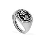 TWOJEYS ICON SIGNET RING SILVER