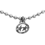 TWOJEYS ICON BALL #1 NECKLACE SILVER
