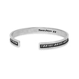 TWOJEYS MULTI ICON BANGLE BRACELET SILVER