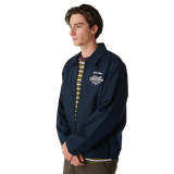 HUF FULL SERVICE SHOP JACKET NAVY