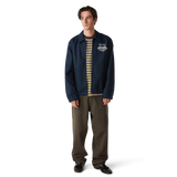 HUF FULL SERVICE SHOP JACKET NAVY