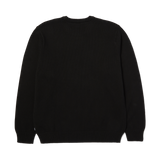 HUF GIFT BEAR INTARSIA SWEATER BLACK