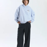 YUXUS GRIME HOODIE LIGHT BLUE