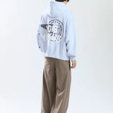 YUXUS GRIME HOODIE LIGHT BLUE