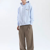 YUXUS GRIME HOODIE LIGHT BLUE