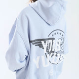 YUXUS GRIME HOODIE LIGHT BLUE