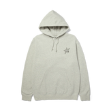 HUF H STAR LOGO HOODIE ASH GREY