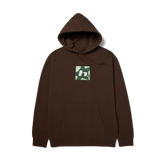HUF H STAR LOGO HOODIE BISON