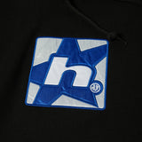 HUF H STAR LOGO HOODIE BLK
