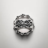 CAS DEIÀ HERITAGE RING SILVER