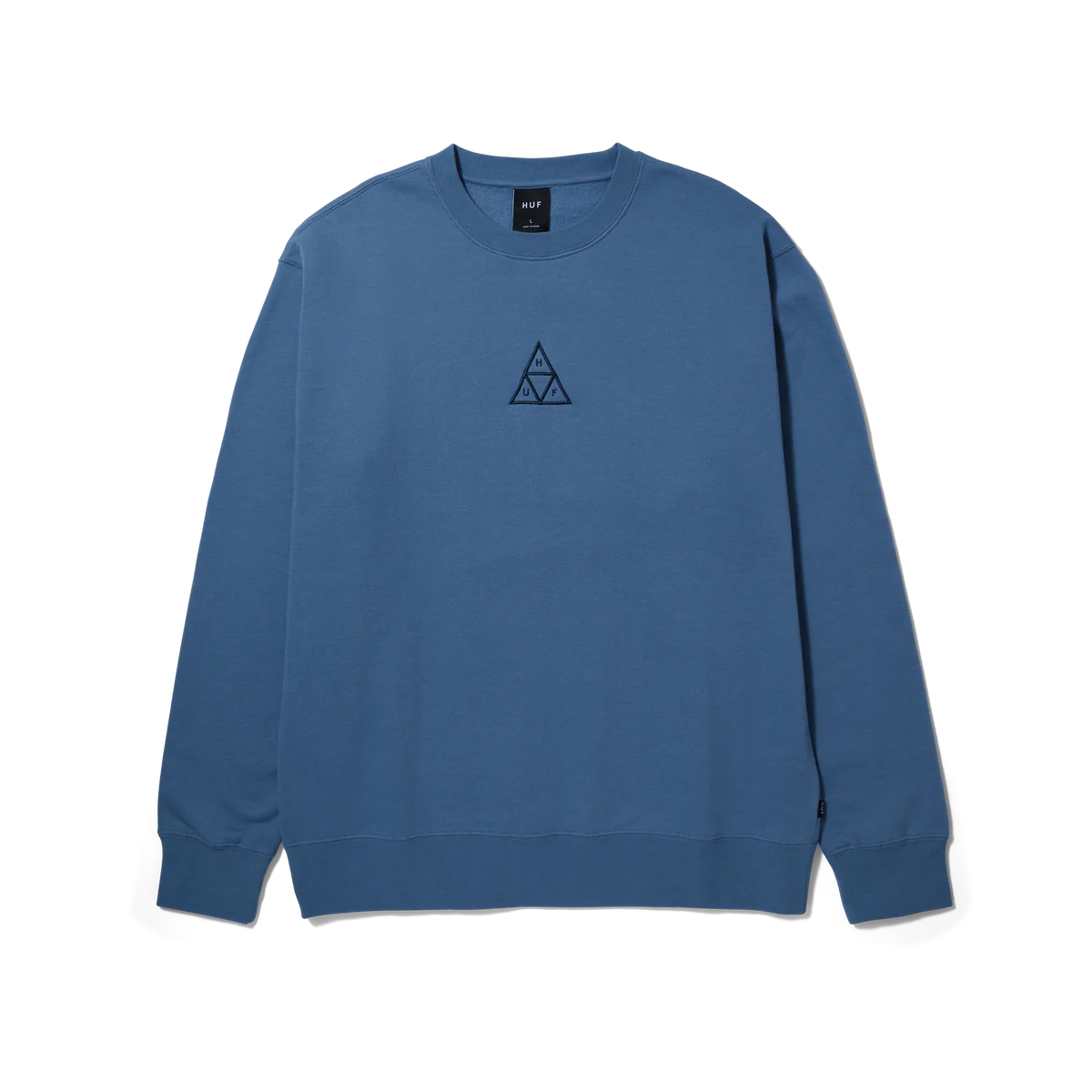 HUF SET TT CREWNECK SLATE BLUE
