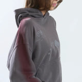 YUXUS HUSTLE HOODIE GREY