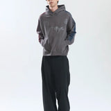 YUXUS HUSTLE HOODIE GREY