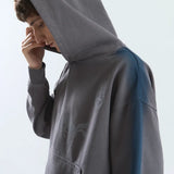 YUXUS HUSTLE HOODIE GREY