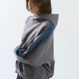 YUXUS HUSTLE HOODIE GREY