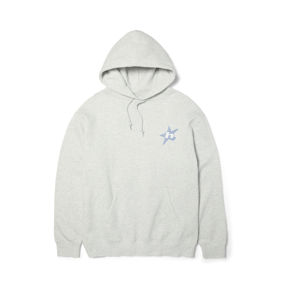 HUF ICE STAR P/O HOODIE HEATHER GREY