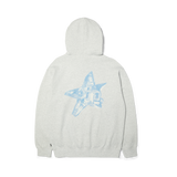 HUF ICE STAR P/O HOODIE HEATHER GREY