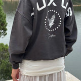 YUXUS EBONY "PATTERNS" CREWNECK