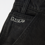 HUF KINDA LOOSE DOUBLE KNEES FADED BLACK