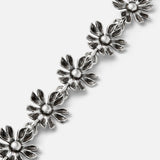 CAS DEIÀ LES FLEURS BRACELET AGED SILVER