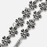 CAS DEIÀ LES FLEURS NECKLACE AGED SILVER
