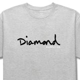 DIAMOND SCRIPT SS HEATHGER GREY