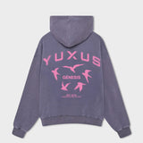 YUXUS MAUVE "GENESIS" HOODIE