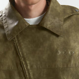 MOCHA "WINDY" PU LEATHER JACKET