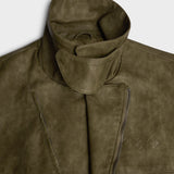 MOCHA "WINDY" PU LEATHER JACKET