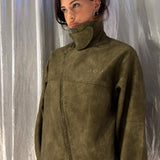 MOCHA "WINDY" PU LEATHER JACKET
