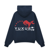 YUXUS NAUTIC HOODIE BLUE