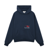 YUXUS NAUTIC HOODIE BLUE