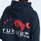 YUXUS NAUTIC HOODIE BLUE