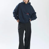 YUXUS NAUTIC HOODIE BLUE