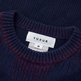YUXUS NIVOR KNIT BLUE STRIPES