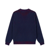 YUXUS NIVOR KNIT BLUE STRIPES