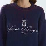 YUXUS NIVOR KNIT BLUE STRIPES