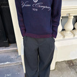 YUXUS NIVOR KNIT BLUE STRIPES