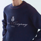 YUXUS NIVOR KNIT BLUE STRIPES