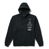 PRIMITIVE STAY UP HOODIE BLK