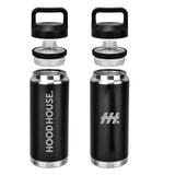 HOOD HOUSE FLASK BOTTLE 600ML BLK