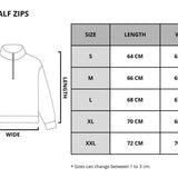 HOOD HOUSE ESSENTIAL HALF ZIP LIGHT GREY